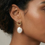 Pearl Glow Drop Earrings